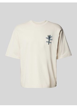 T-shirt o kroju oversized z wyhaftowanym motywem ze sklepu Peek&Cloppenburg  w kategorii T-shirty męskie - zdjęcie 173569356