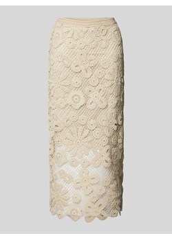Spódnica midi z elastycznym pasem model ‘LELU’ ze sklepu Peek&Cloppenburg  w kategorii Spódnice - zdjęcie 173569457
