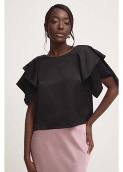 Answear Lab bluzka damska kolor czarny gładka ze sklepu ANSWEAR.com w kategorii Bluzki damskie - zdjęcie 173570467