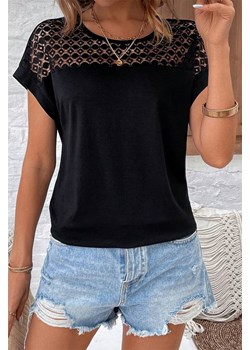 T-shirt SOLMEGA BLACK ze sklepu Ivet Shop w kategorii Bluzki damskie - zdjęcie 173570679