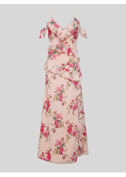 Sukienka wieczorowa z falbanami ze sklepu Peek&Cloppenburg  w kategorii Sukienki - zdjęcie 173570765
