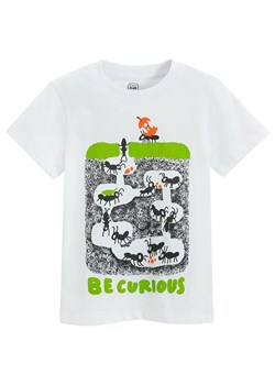 COOL CLUB Koszulka w kolorze biało-szarym ze sklepu Limango Polska w kategorii T-shirty chłopięce - zdjęcie 173573216