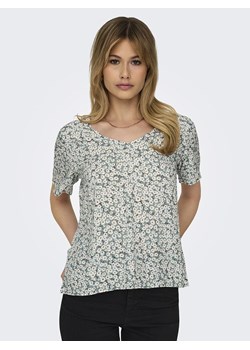 ONLY Koszulka w kolorze biało-błękitnym ze sklepu Limango Polska w kategorii Bluzki damskie - zdjęcie 173573367