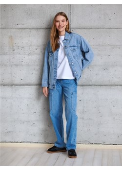 Sinsay - Kurtka jeansowa - niebieski ze sklepu Sinsay w kategorii Kurtki damskie - zdjęcie 173576037