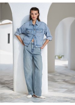 Sinsay - Kurtka jeansowa - niebieski ze sklepu Sinsay w kategorii Kurtki damskie - zdjęcie 173576305