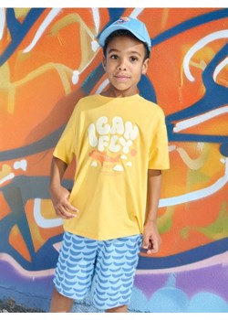 Sinsay - Koszulka z nadrukiem - żółty ze sklepu Sinsay w kategorii T-shirty chłopięce - zdjęcie 173576319