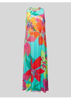 Długa sukienka z okrągłym dekoltem ze sklepu Peek&Cloppenburg  w kategorii Sukienki - zdjęcie 173578029