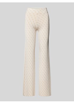 Spodnie rozszerzane ze szwami działowymi model ‘LISE’ ze sklepu Peek&Cloppenburg  w kategorii Spodnie damskie - zdjęcie 173578206