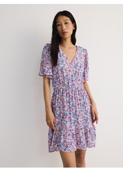 Reserved - Sukienka z wiskozy - wielobarwny ze sklepu Reserved w kategorii Sukienki - zdjęcie 173581857