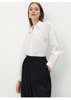 Mohito - Koszula z bawełny - biały ze sklepu Mohito w kategorii Koszule damskie - zdjęcie 173582895