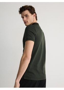 Reserved - Koszulka polo slim - zielony ze sklepu Reserved w kategorii T-shirty męskie - zdjęcie 173583389