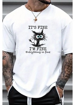 T-shirt KREMILDO WHITE ze sklepu Ivet Shop w kategorii T-shirty męskie - zdjęcie 173583718