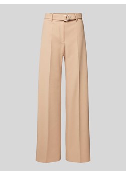 Spodnie w jednolitym kolorze model ‘HUGLIA’ ze sklepu Peek&Cloppenburg  w kategorii Spodnie damskie - zdjęcie 173583789