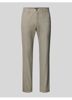 Spodnie z efektem melanżu model ‘MALIAM’ ze sklepu Peek&Cloppenburg  w kategorii Spodnie męskie - zdjęcie 173583815