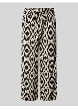 Spodnie materiałowe z paskiem w talii model ‘NOVA’ ze sklepu Peek&Cloppenburg  w kategorii Spodnie damskie - zdjęcie 173583875