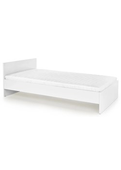 Białe skandynawskie pojedyncze łóżko - Lines 90x200 ze sklepu Edinos.pl w kategorii Łóżka i materace - zdjęcie 173585248