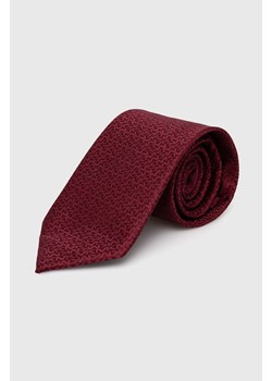 Michael Kors krawat jedwabny kolor bordowy ze sklepu ANSWEAR.com w kategorii Krawaty - zdjęcie 173586397