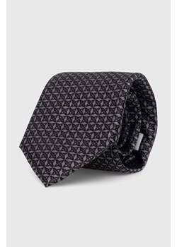 Michael Kors krawat jedwabny kolor czarny ze sklepu ANSWEAR.com w kategorii Krawaty - zdjęcie 173586399