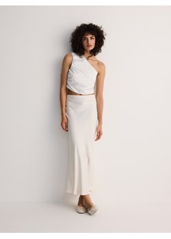 Reserved - Spódnica z wiskozy - biały ze sklepu Reserved w kategorii Spódnice - zdjęcie 173588478