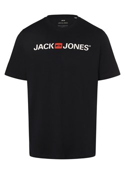 Jack & Jones T-shirt męski Mężczyźni Dżersej granatowy nadruk ze sklepu vangraaf w kategorii T-shirty męskie - zdjęcie 173590427