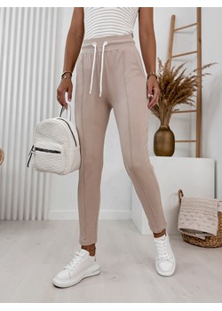 spodnie sable beżowe m/38 ze sklepu UBRA w kategorii Spodnie damskie - zdjęcie 173591865