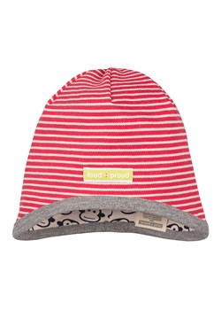 loud + proud Dwustronna czapka w kolorze czerwono-biało-grantowym ze sklepu Limango Polska w kategorii Czapki dziecięce - zdjęcie 173593855