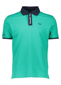 La Martina Koszulka polo w kolorze turkusowym ze sklepu Limango Polska w kategorii T-shirty męskie - zdjęcie 173594425