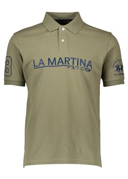 La Martina Koszulka polo w kolorze khaki ze sklepu Limango Polska w kategorii T-shirty męskie - zdjęcie 173594435