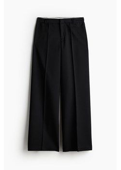 H & M - Szerokie eleganckie spodnie - Czarny ze sklepu H&M w kategorii Spodnie damskie - zdjęcie 173595109