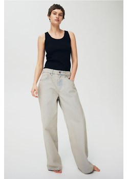 H & M - Baggy Wide Low Jeans - Niebieski ze sklepu H&M w kategorii Jeansy damskie - zdjęcie 173595158