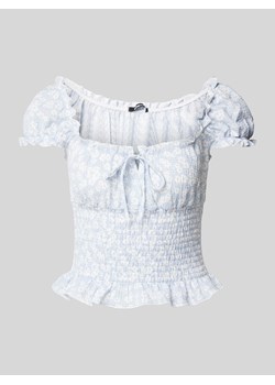 T-shirt z wiązanymi detalami ze sklepu Peek&Cloppenburg  w kategorii Bluzki damskie - zdjęcie 173595315