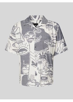 Koszula casualowa o kroju relaxed fit z kołnierzem z połami model ‘DEN LIFE’ ze sklepu Peek&Cloppenburg  w kategorii Koszule męskie - zdjęcie 173595405