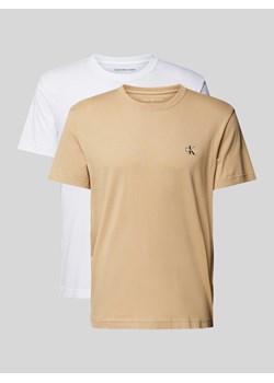 T-shirt z nadrukiem z logo w zestawie 2 szt. ze sklepu Peek&Cloppenburg  w kategorii T-shirty męskie - zdjęcie 173595485
