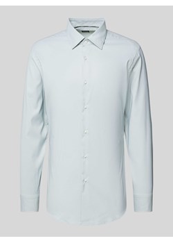 Koszula biznesowa o kroju slim fit z kołnierzykiem typu kent model ‘Hank’ ze sklepu Peek&Cloppenburg  w kategorii Koszule męskie - zdjęcie 173595569
