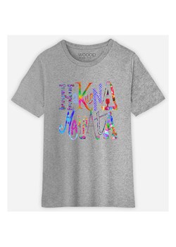 WOOOP Koszulka &quot;Hakuna matata&quot; w kolorze szarym ze sklepu Limango Polska w kategorii T-shirty chłopięce - zdjęcie 173596506