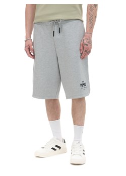 Cropp - Szorty long z nadrukiem - jasny szary ze sklepu Cropp w kategorii Spodenki męskie - zdjęcie 173597179
