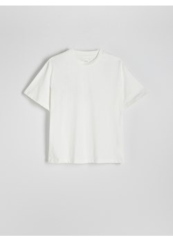 Reserved - T-shirt relaxed fit - złamana biel ze sklepu Reserved w kategorii T-shirty męskie - zdjęcie 173597838