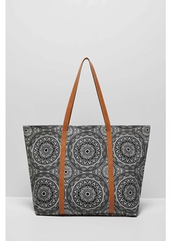 Materiałowa torba na ramię ze sklepu Moodo.pl w kategorii Torby Shopper bag - zdjęcie 173598407