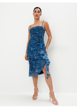 Mohito - Sukienka midi na ramiączkach - błękitny ze sklepu Mohito w kategorii Sukienki - zdjęcie 173599086