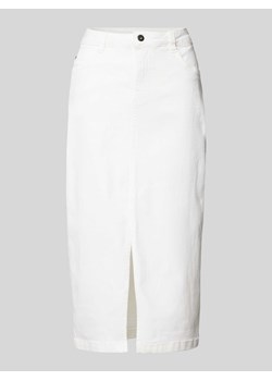 Spódnica jeansowa z rozcięciem model ‘Azelina’ ze sklepu Peek&Cloppenburg  w kategorii Spódnice - zdjęcie 173599777