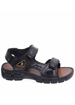 Czarne męskie sandały rzymianki /A9-2 16503 T236/ ze sklepu Pantofelek24.pl w kategorii Sandały męskie - zdjęcie 173600818
