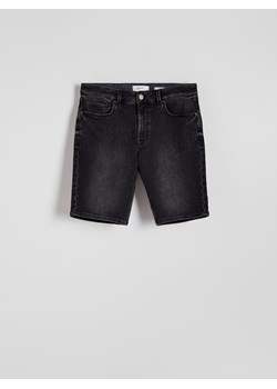 Reserved - Jeansowe szorty slim fit - szary ze sklepu Reserved w kategorii Spodenki męskie - zdjęcie 173601047
