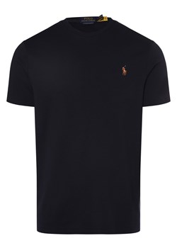 Polo Ralph Lauren T-shirt męski Mężczyźni Bawełna granatowy jednolity ze sklepu vangraaf w kategorii T-shirty męskie - zdjęcie 173601298