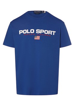 Polo Sport Koszulka męska Mężczyźni Bawełna błękit królewski nadruk ze sklepu vangraaf w kategorii T-shirty męskie - zdjęcie 173601309