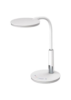 Biała nowoczesna lampka biurkowa dotykowa LED - A511-Hima ze sklepu Edinos.pl w kategorii Lampy stołowe - zdjęcie 173602228