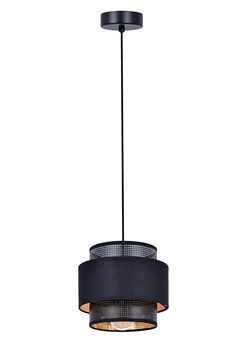 Czarna lampa wisząca z abażurem ażurowym - A512 M4-K17 ze sklepu Edinos.pl w kategorii Lampy wiszące - zdjęcie 173602238