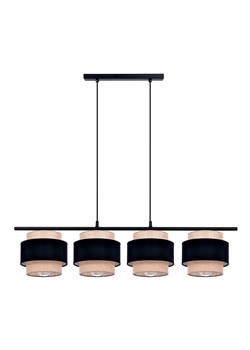 Lampa wisząca ze sznurka jutowego z 4 abażurami - A527 C4-A50 ze sklepu Edinos.pl w kategorii Lampy wiszące - zdjęcie 173602298