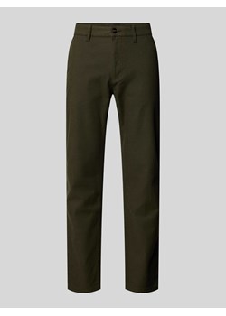 Chinosy o kroju tapered fit z wpuszczanymi kieszeniami ze sklepu Peek&Cloppenburg  w kategorii Spodnie męskie - zdjęcie 173603998