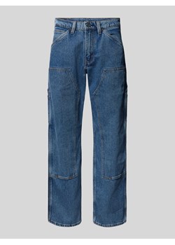 Jeansy o kroju regular fit ze wzmocnionym obszarem kolan model ‘WORKWEAR’ ze sklepu Peek&Cloppenburg  w kategorii Jeansy męskie - zdjęcie 173604009