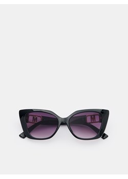 Mohito - Okulary przeciwsłoneczne cat eye - czarny ze sklepu Mohito w kategorii Okulary przeciwsłoneczne damskie - zdjęcie 173604397